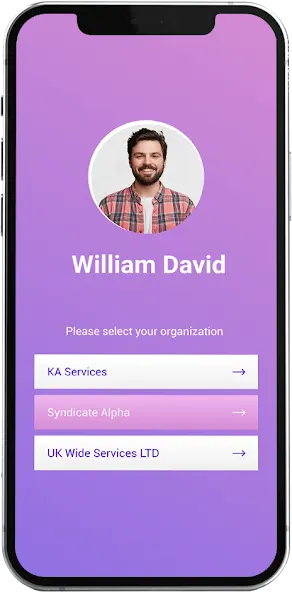 SmartWorkForce app screen