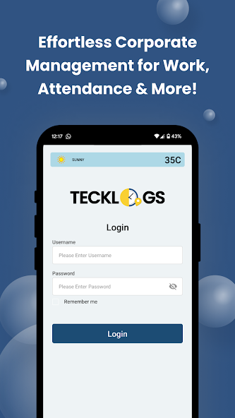 Tecklogs app preview